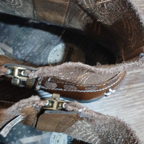 Coolway Brown Leather Boots Size 7 - Picture 8 of 9